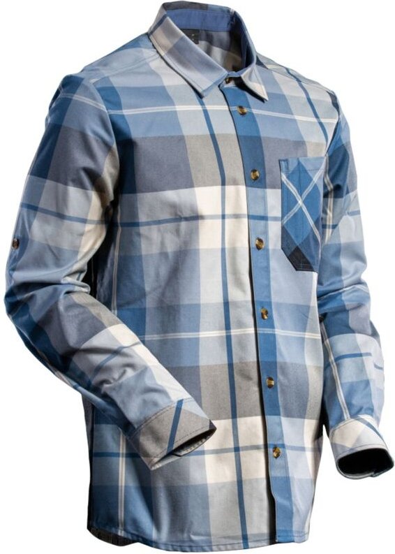 Hemd aus Flanell, kariert Gr. xl, Schwarzblau-kariert - Mascot