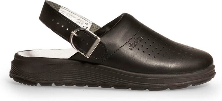 Berufsschuhe Clog 87030 Active Abeba schwarz perforiert mit Schnalle Gr. 41