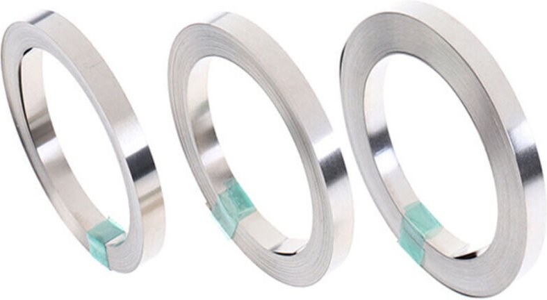 3 Rollen Nickelstreifen: 0,15 mm x 10 m, reiner Nickelstreifen zum Punktschweißen, korrosionsbeständig, für 18650-Batter...