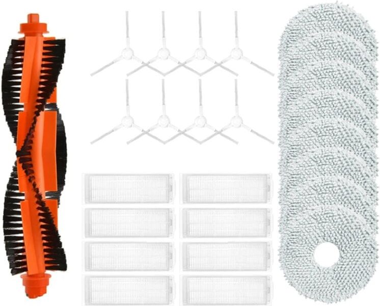 Für Roboter Vakuum X20 Wichtigsten Seite Pinsel Hepa-Filter Mopp Tücher
