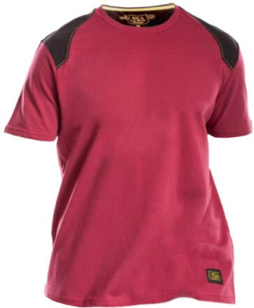 Thumbnail - Verstärktes T-Shirt - Männer - Größe xl - Bio-Baumwolle - Bordeaux - workts - Rica Lewis