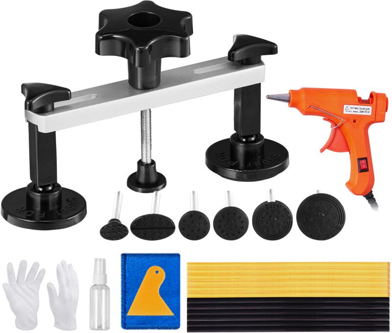 Karosserie-Dellenzieher, Brückenheber-Werkzeug, lackfreies Hagelentfernungs-Reparaturset - Mophorn