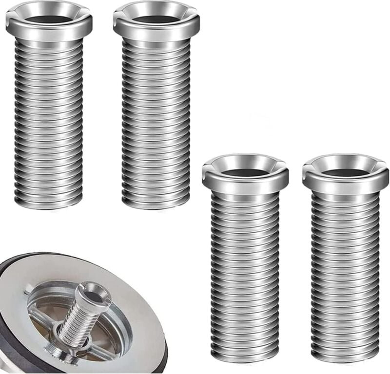 Thumbnail - 4 Stück Spülkorbschrauben, 35 mm, Edelstahl-Hohlschrauben, Abflussschrauben für Spülkorbschrauben, Befestigungszubehör f...