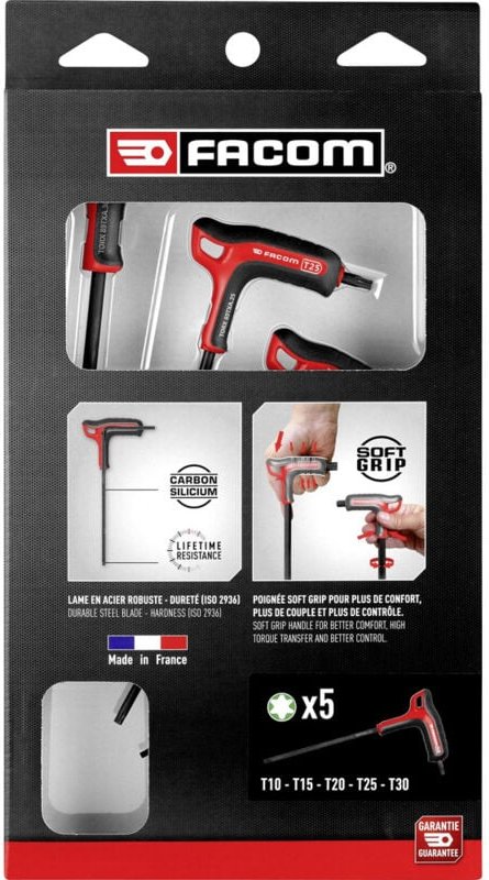 Werkstatt Schraubendreher-Set 5teilig Innen-Sechsrund (tx) - Facom