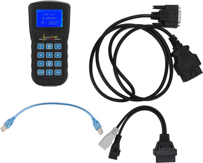 SUNXURY K+CAN V4.8 Diagnose-PIN-Codeleser Kilometerkorrektur Ersatz für Bora A6 A8 A4