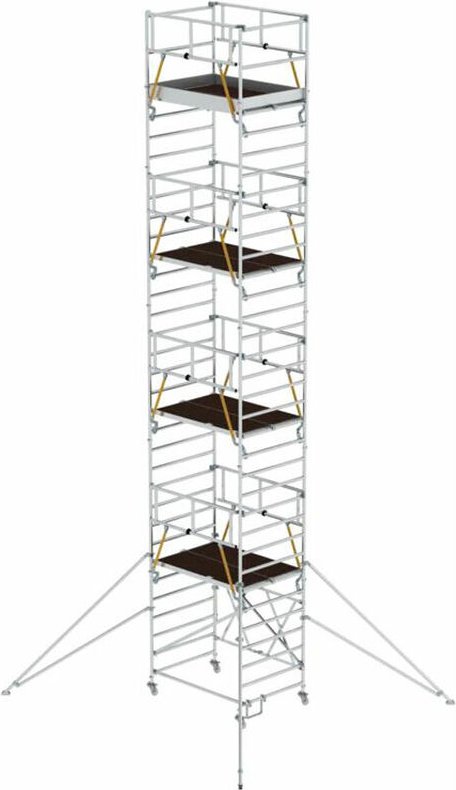 MUNK Klappgerüst SG 1,35x2,45m mit Ausleger und Sicherheitsgeländer 11,08m AH