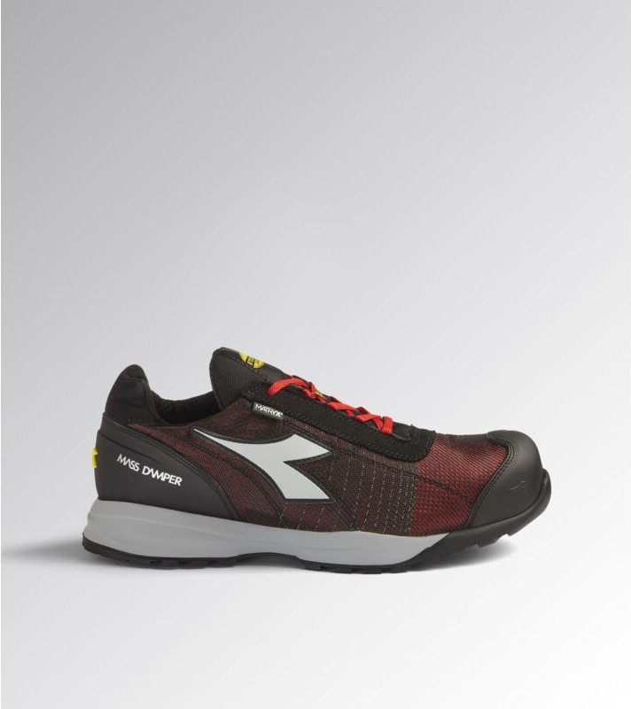 Sicherheitsschuhe niedrig GLOVE MDS MTX S1PS HRO SR SC ESD - Rot/Grau 37