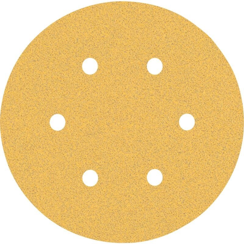 Expert C470 Schleifpapier mit 6 Löchern für Exzenterschleifer, 150 mm, g 80, 50 Stück - Bosch