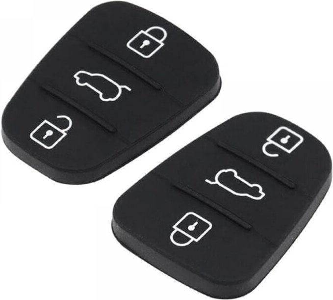 2 Stück Autoschlüssel Hülle Kompatibel mit Kia Sportage Cee'd Picanto Rio und Hyundai i10 i20 i30 ix20 ix35 Silikon Schl...