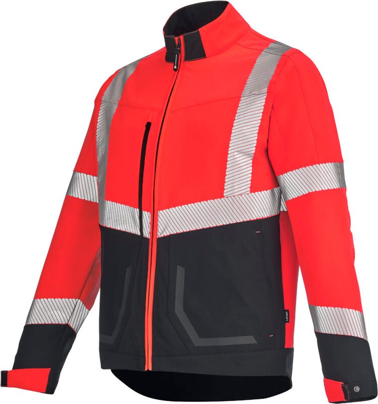 LUX PI ROT FLUO / SCHWARZ Jacke M