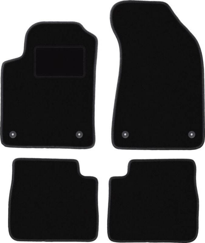 Schwarze Veloursmatten für: Lancia Delta III Fließheck (2008-2014)