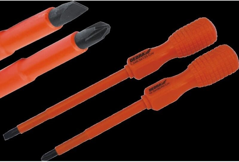 Thumbnail - DEDRA Phillips PH2 100mm Schraubendreher - ergonomisch, VDE