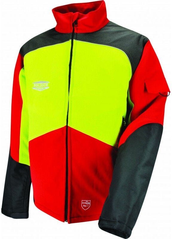 Thumbnail - Forstjacke Comfy Solidur cl 1 Rot Größe l - covere-l
