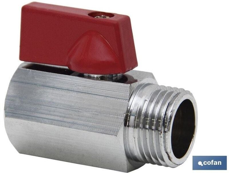 Sechskant-Kugelhahn mh r-1/2