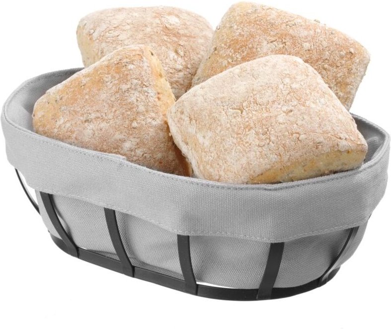Brotkorb mit Beutel, oval, 250x160x(H)75mm - Hendi