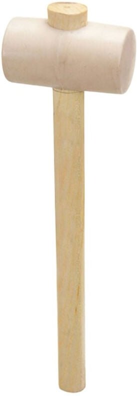 Weißer Gummihammer Maurer 500 g.