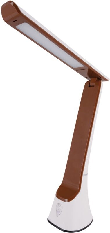 GIBON LED Schreibtischlampe 8W 2700K/4400K/6500K weiß/braun