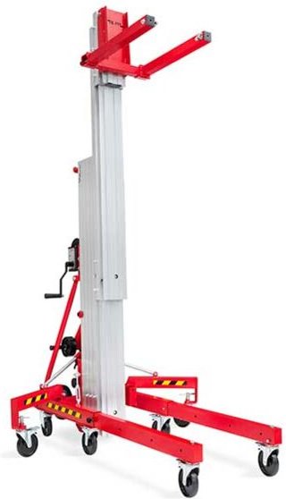 Manueller, zusammenklappbarer Hochhubwagen - Max. Hubhöhe 4m - Max. Tragfähigkeit 300kg - ME-R4000C