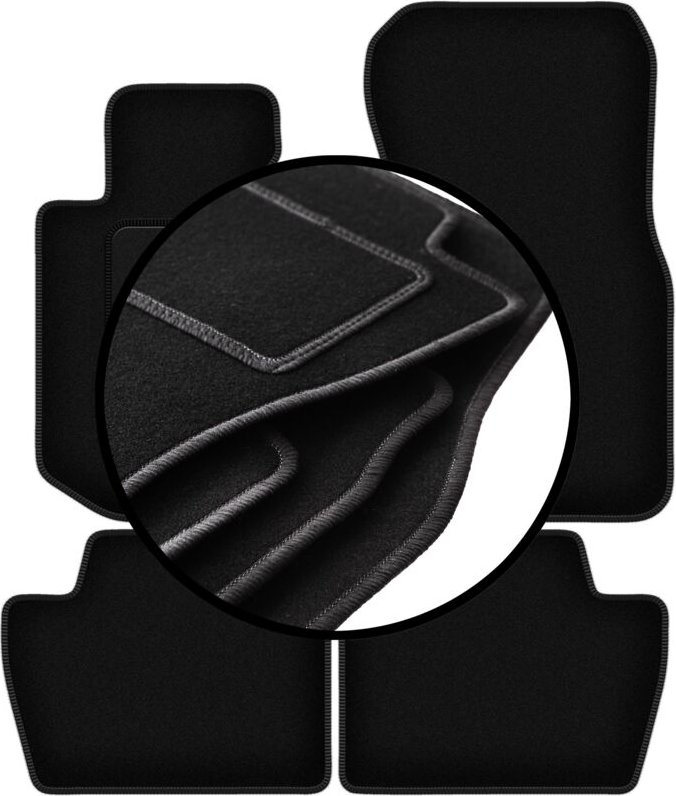 Komplettset Veloursmatten für: BMW 4 G22 Coupé (2020-2022)