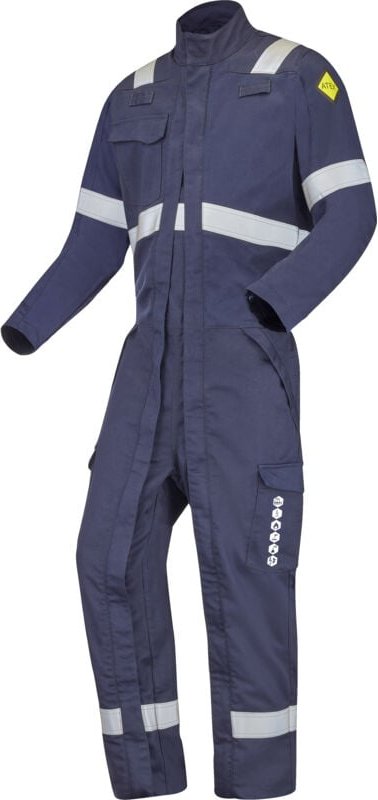 Kombination 2 Zip Ouka Marineblau 3xl - Fr(60-62)