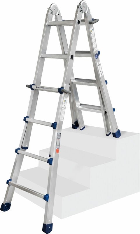 Iller Teleskopleiter Eurostars 4x5 Sprossen