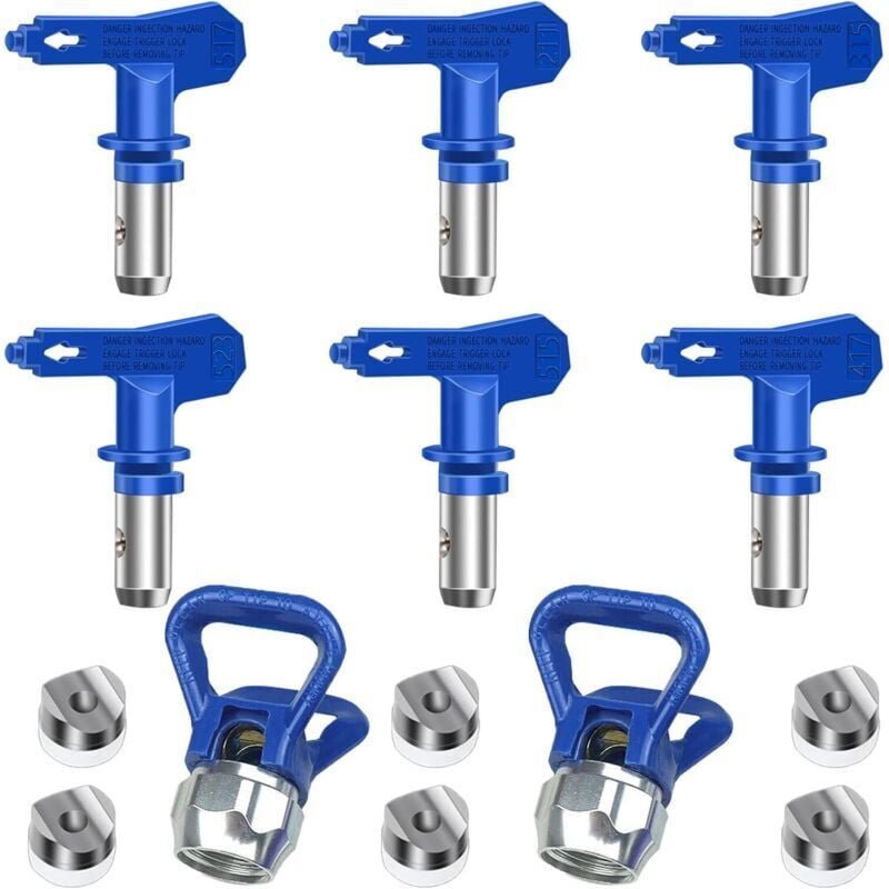 KZQ Farbspritzpistole, F-75 Luftspritzpistole, 1,5-mm-Düse mit 400-ml-Obertank, Farbspritzpistole mit Schwerkraftzufuhr ...