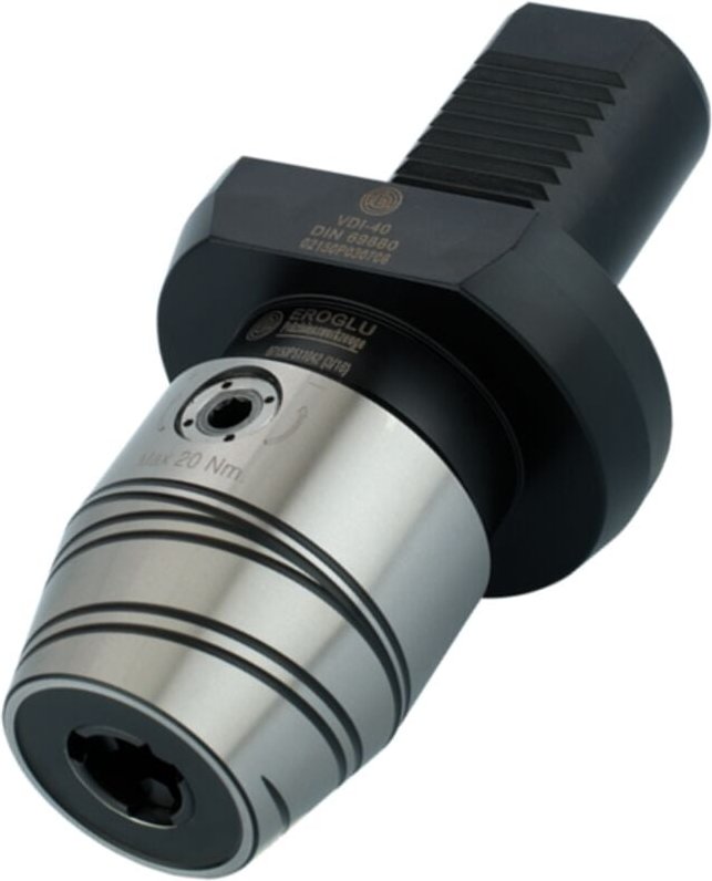 Eroglu - NC-Bohrfutter mit zentrale Kühlmittelzuführung vdi 40 1-13 mm