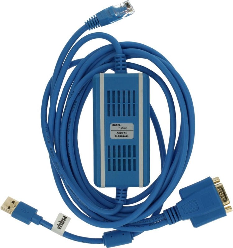 Thumbnail - Usb Programmierkabel kompatibel mit Allen Bradley MicroLogix slc 5/02, slc 5/04, slc 5/03, slc 5/01 Funkgerät mit Treibe...