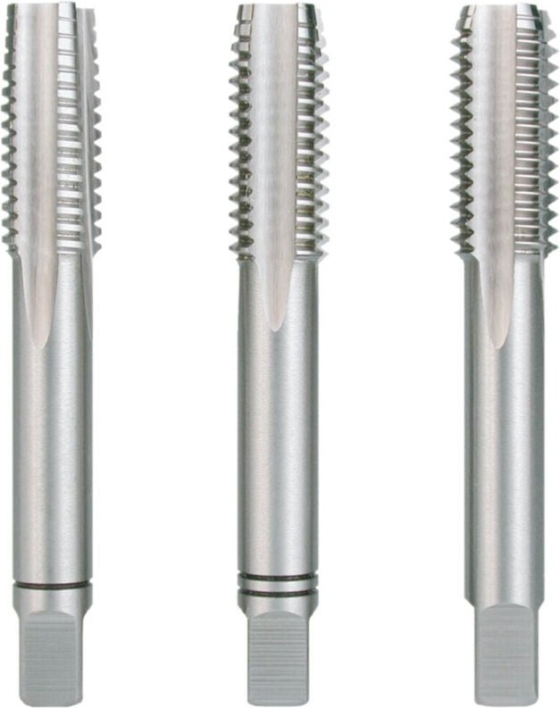 Ruko - 230080 Handgewindebohrer 3teilig metrisch M8 x 1.25 Rechtsschneidend din 352 hss 1 Set