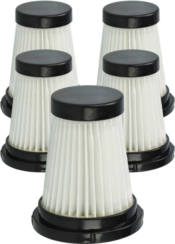 5x Staubsaugerfilter kompatibel mit Moosoo K13, K12, K12 Pro Staubsauger - Schmutzfilter, Filtereinheit - Vhbw