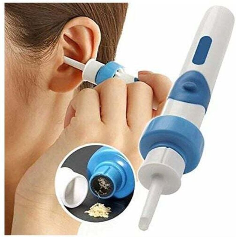 CHOYCLIT Automatischer Ohrenreiniger, elektrisches Vakuum-Ohrenschmalz-Absauggerät, Ohrstöpsel-Reinigungswerkzeug-Set fü...