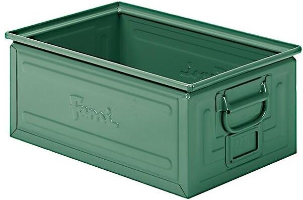 Stahlkasten mm B=450T=300H=200 Gr.272-4 Grün Ral6011