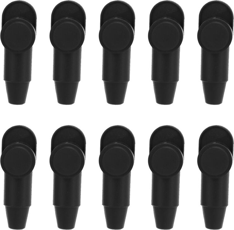 Zoternen - 10 Stück Silikon-Anschlussabdeckungen schützen Mehrzweckbatterien. Verwenden Sie einfach die sicherste R-Ansc...