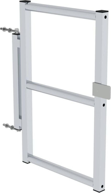 Sicherungstüre neue Ausführung din en iso 14122 für Plattformbreite 0,6 m - 070735 - Günzburger Steigtechnik