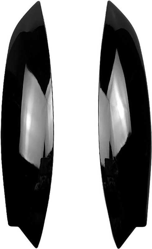 Thumbnail - Tlily - Schwarze Scheinwerfer Augenbrauen Augenlider Abdeckung Wimpern Lampe Aufkleber für Golf 5 R32 MK5 2005 2006 2007