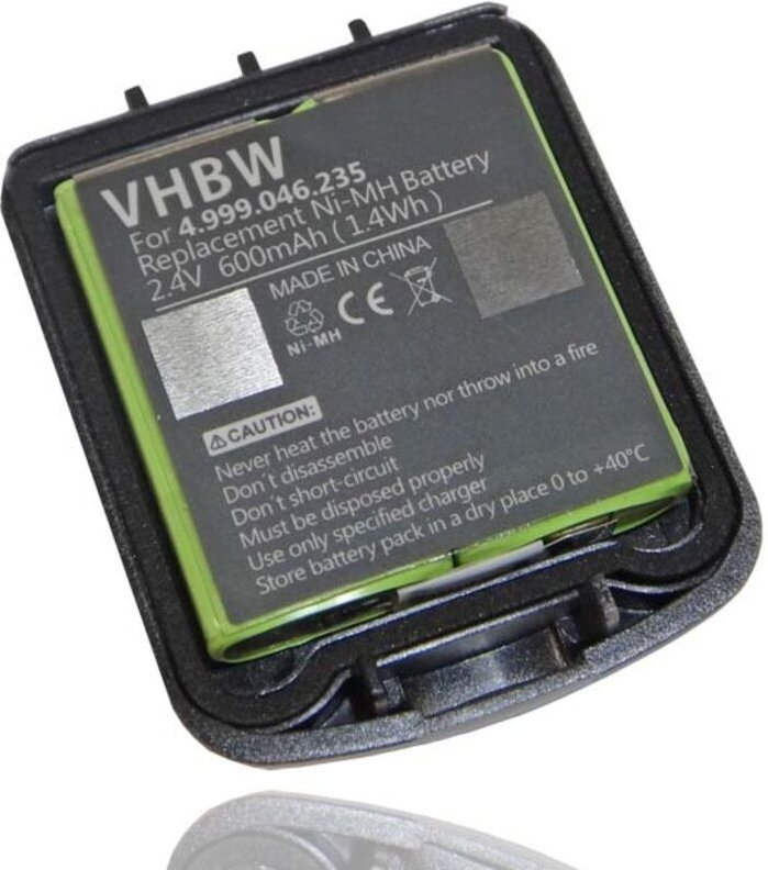 Vhbw - Akku kompatibel mit Funkwerk FC1schnurlos Festnetz Telefon (600 mAh, 2,4 v, NiMH) - Ersatz für 4.999.046.235, NTT...