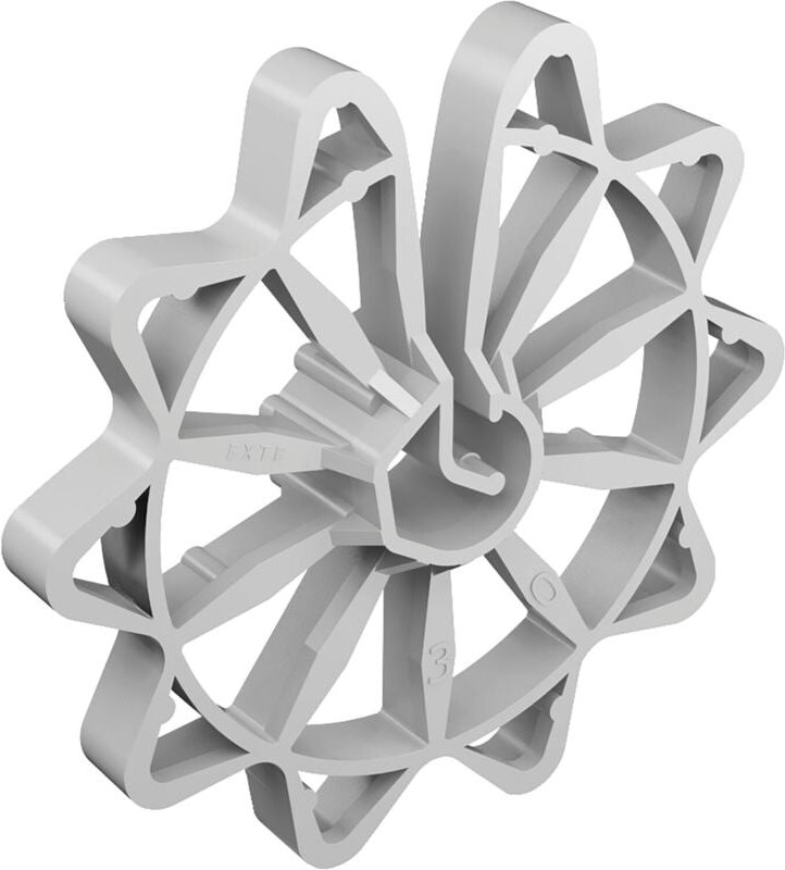 Abstandhalter Betondeckung 25mm hochwertiges Schalungszubehör, Kunststoff - 500 Stück