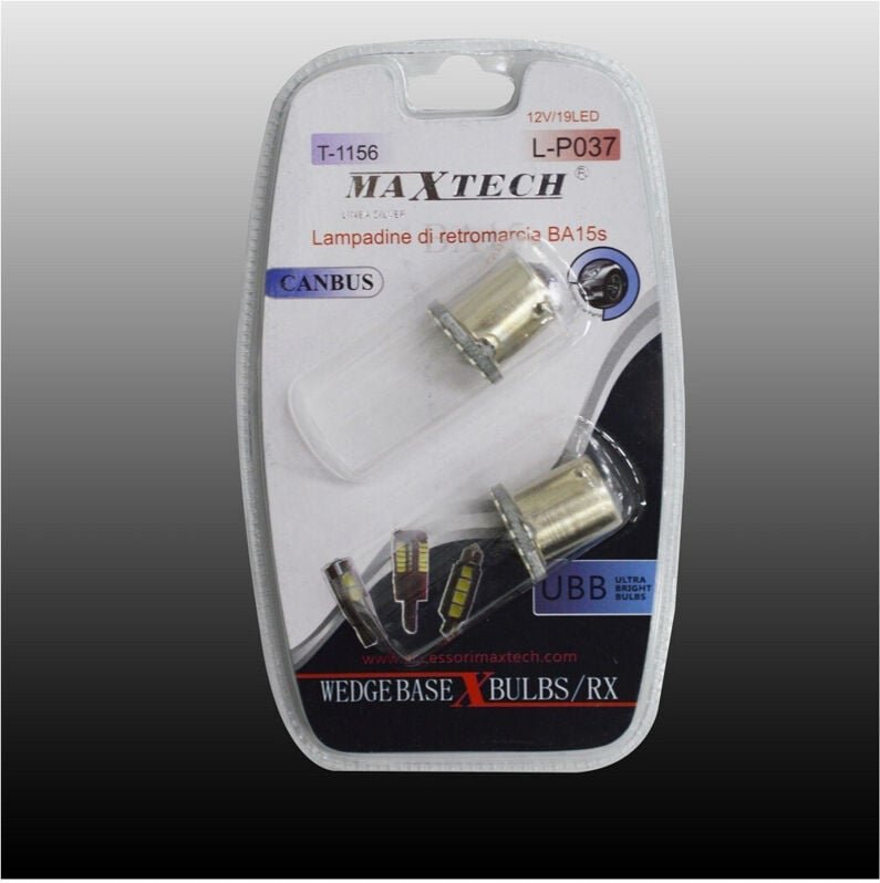Maxtech - Trade Shop - BA15S 12V/19LED rückfahrlampen ultrahelle lampen L-P037 -