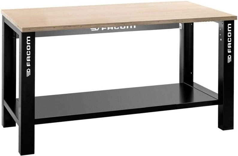 FACOM 1,5m Werkbank mit Holzarbeitsplatte