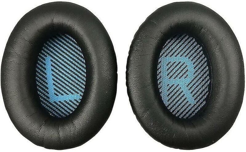 Schwarzes Ohrpolster-Set für Bose Quietcomfort 35 Qc35 Kopfhörer, Ersatzpolster und Ohrmuscheln