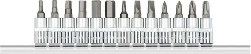 Gedore Schraubendrehereinsätze 1/4 +Leiste 13-tlg.