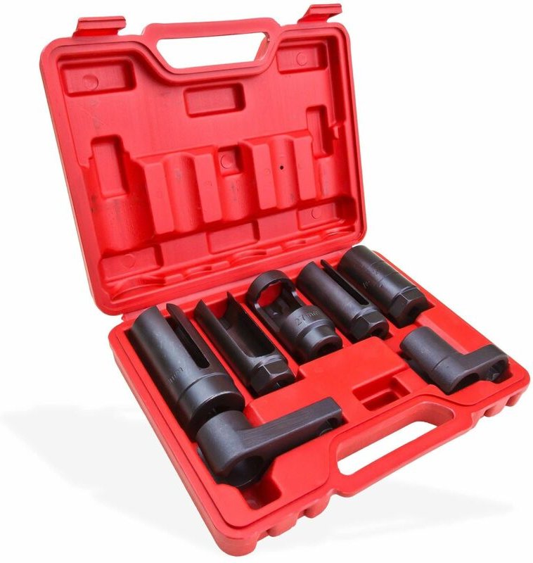 Dema - Steckschlüssel Set Werkzeug Satz für Lambdasonde 7 tlg. Schlüssel Thermoschalter