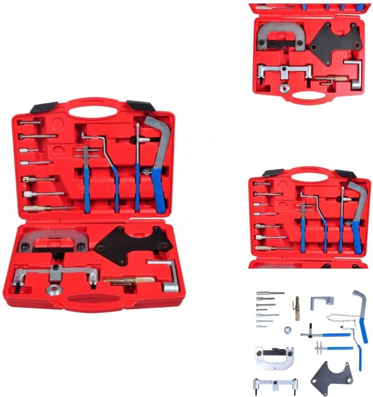 Motoreinstellwerkzeug-Set Geeignet für Renault - Renault Werkstatt - Autowerkstatt - Zündkerzen - Keilriemenwechsel - Mo...