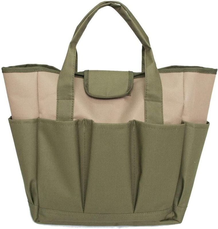 Garten-Werkzeugtaschen-Organizer, Garten-Werkzeugtasche für Gartengeräte mit 8 geräumigen Taschen
