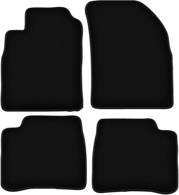 BASIC schwarze Veloursmatten für: Hyundai Sonata III Limousine (1999-2005)