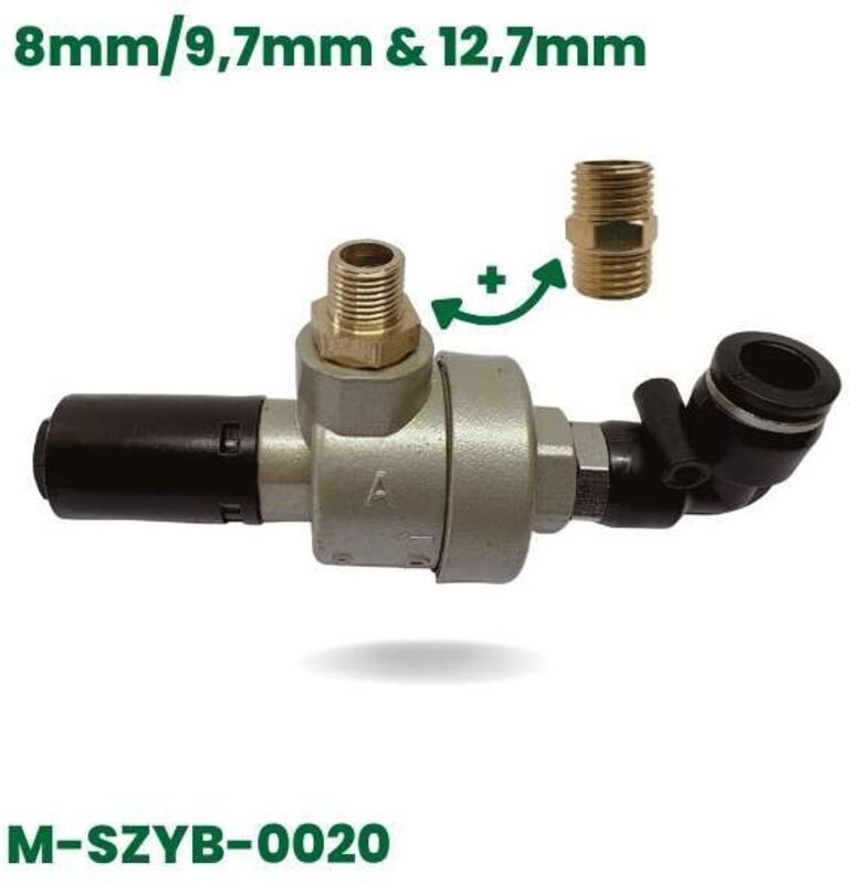 Hochleistungs-Schnellspanner, Abdrückventil (Typ J) 8 mm/9,7 + 12,7 mm