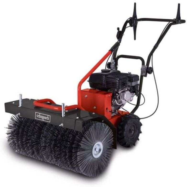 Benzin Kehrmaschine SC2700P Scheppach 6,5PS 70cm Kehrbreite 1x Vor- 1x Rückwärtsgang