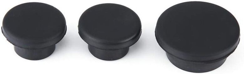 Zoternen - kimiss 3-teilige Gummi-Heckklappen-Ersatzreifen-Abdeckkappen für jk 2007-2018