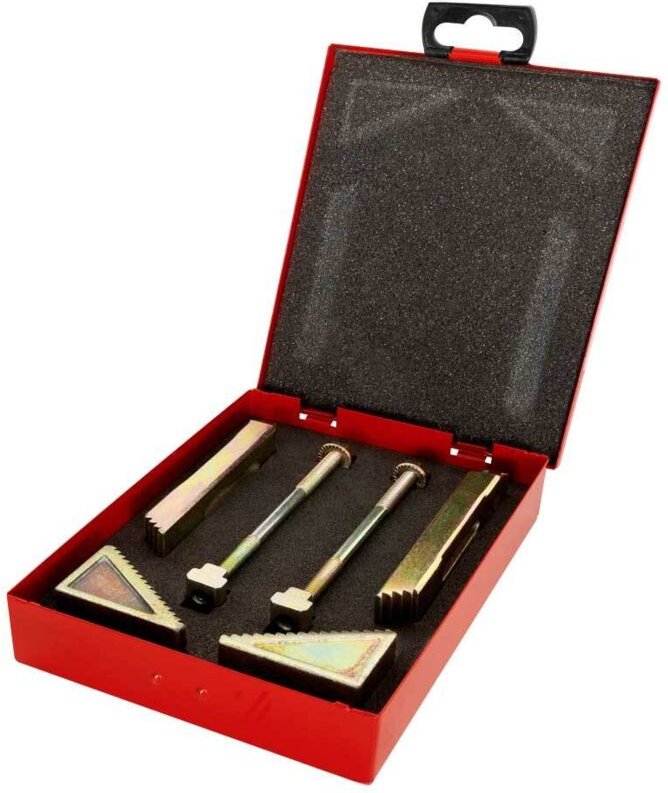 Holzmann Maschinen - Satz 6 Schlitzklemmklammern 6mm zum Blockieren Frasteilen Holzmann sws6tlgm6