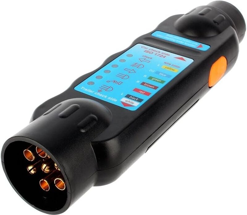 Dolaso - Auto-Anhänger-Tester, 12 v, 7-polig, Anhänger-Testgerät, Verdrahtungs- und Stromkreistester, Diagnosetools, Ste...